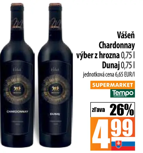 Vášeň Chardonnay výber z hrozna / Dunaj