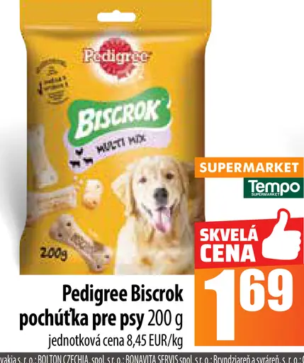 Pedigree Biscrok pochúťka pre psy