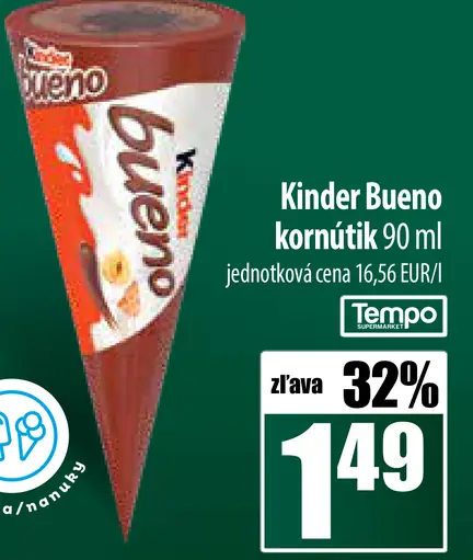 Ferrero Kinder Bueno kornútik