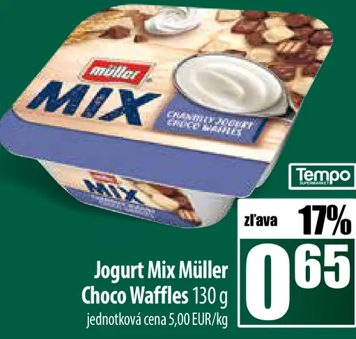 Jogurt Mix Müller Choco Waffles