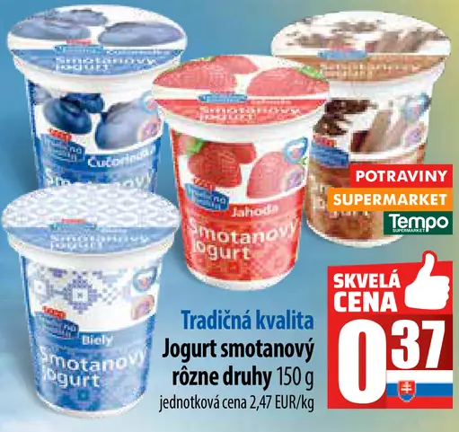 Tradičná kvalita Jogurt smotanový