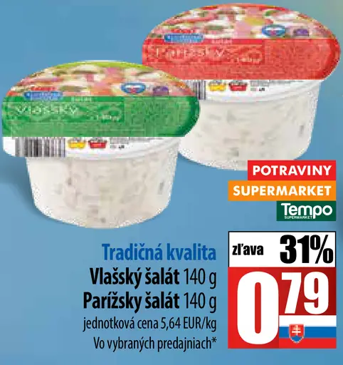 Tradičná kvalita Vlašský šalát