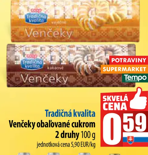 Tradičná kvalita Venčeky obalované cukrom