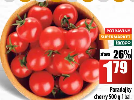 Paradajky cherry strapcové
