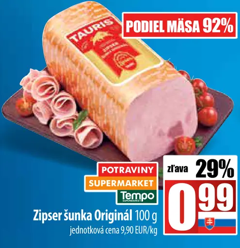 Tauris Zipser šunka