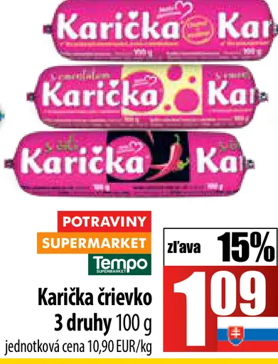 Karička črievko
