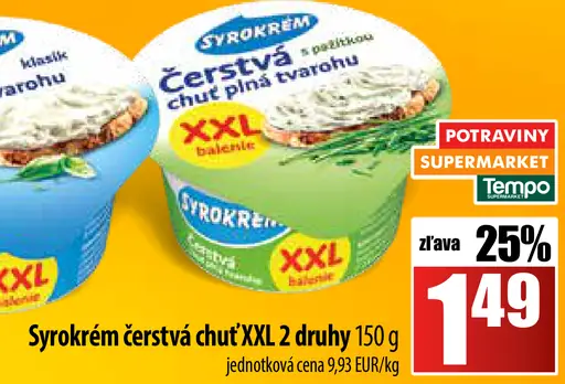 Syrokrém Smotanela