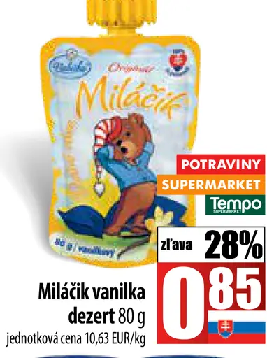 Rajo Miliáčik vanilka dezert