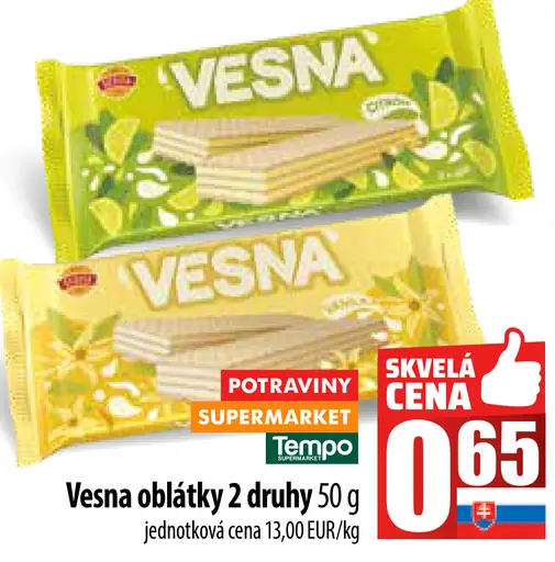 Vesna oblátky