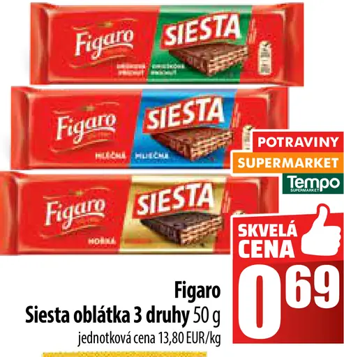 Figaro Siesta oblátka