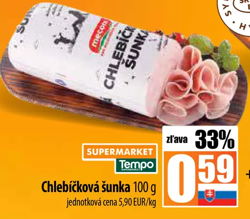 Púchovská - Chlebíčková šunka
