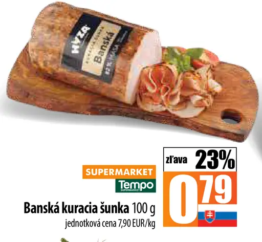 Banská kuracia šunka