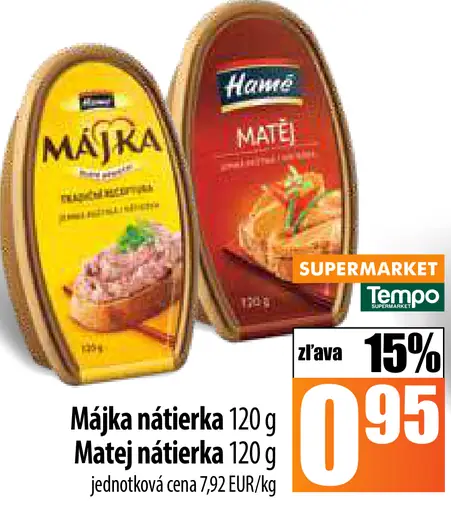 Hamé Májka nátierka