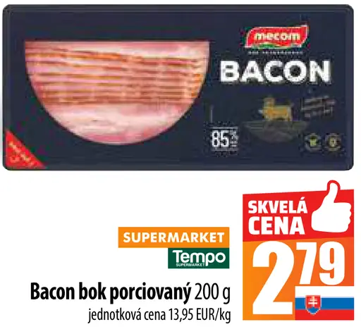 Mecom Bacon bok porciovaný