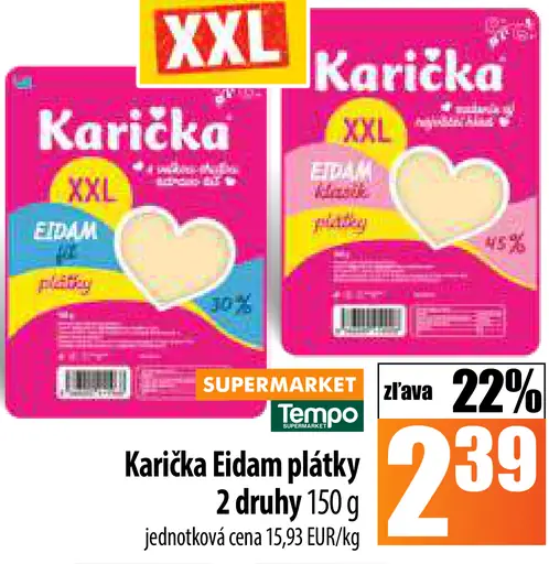 Karička Eidam plátky
