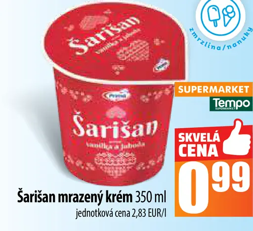 Šarišan mrazený krém