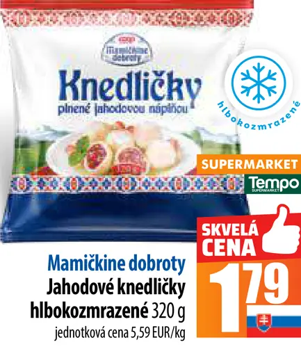 Mamičkina dobroty Jahodové knedličky