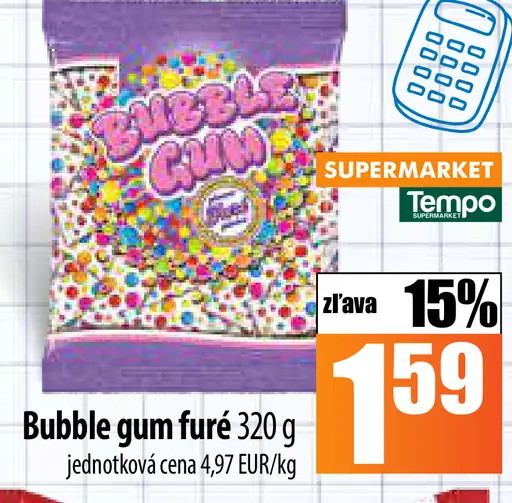Bubble gum furé