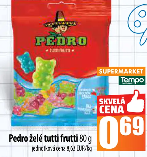 Pedro želé tutti frutti