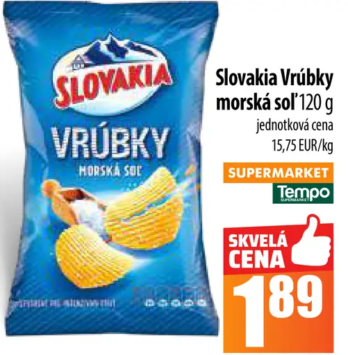 Slovakia Vrúbky morská soľ