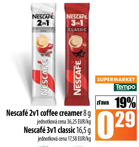 Nescafé coffee creamer