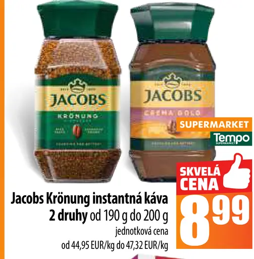 Jacobs Krönung Instantná káva