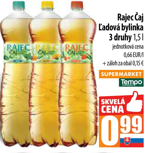 Rajec Čaj ľadová bylinka mäta