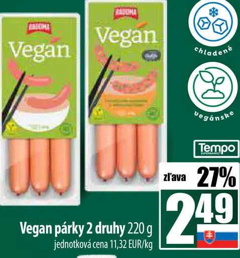 Aro vegan párky