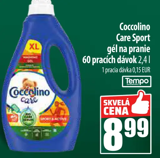 Coccolino Care Sport gél na pranie