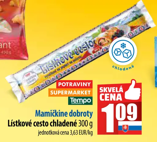 Mamičino dobroty Lístkové cesto chladené