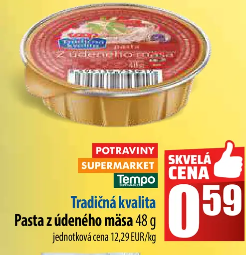 Tradičná kvalita Pasta z údeného mäsa