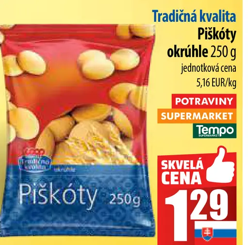 Tradičná kvalita Piškóty