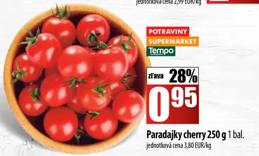 Paradajky cherry strapcové