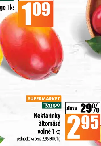 Nektárinky žltomäsé voľné