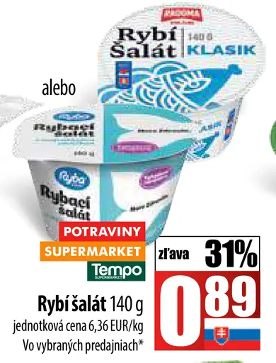 Rybí šalát klasik