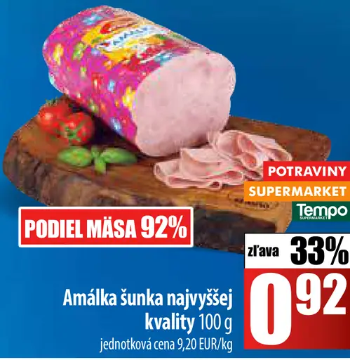 Amálka bravčová šunka