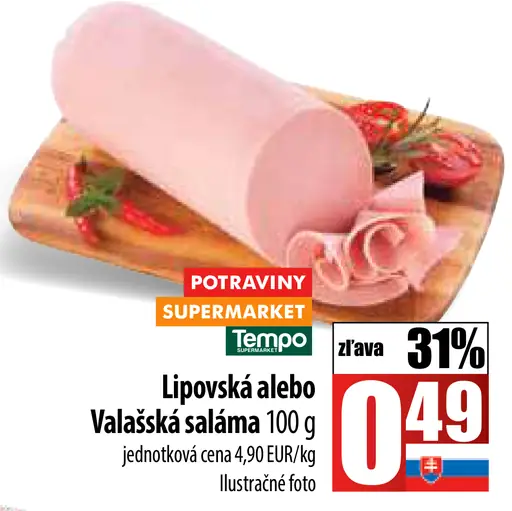 Lipová alebo Valašská saláma