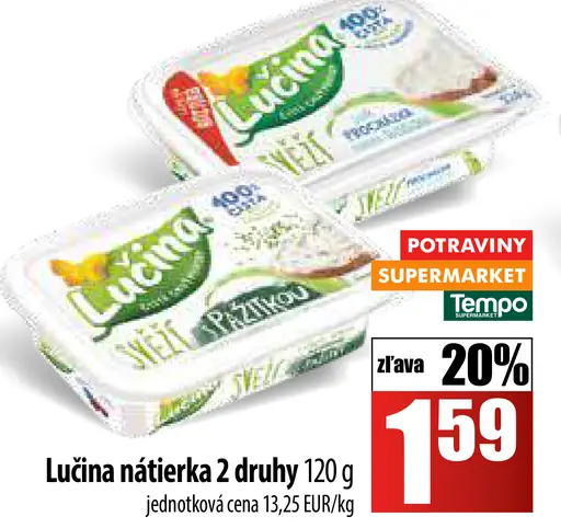 Lučina kozia nátierka