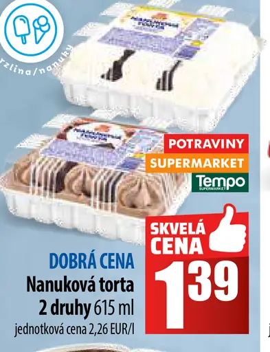 Rajo Dobrá cena Nanuková torta