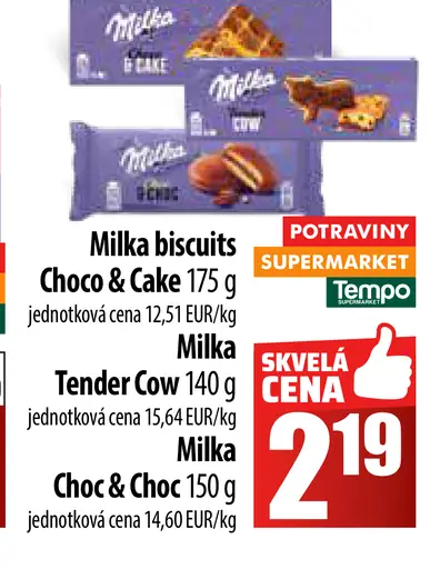 Milka biscuits Choco & Cacao