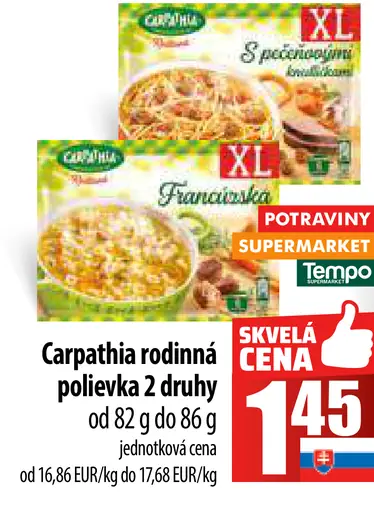 Carpathia rodinná polievka