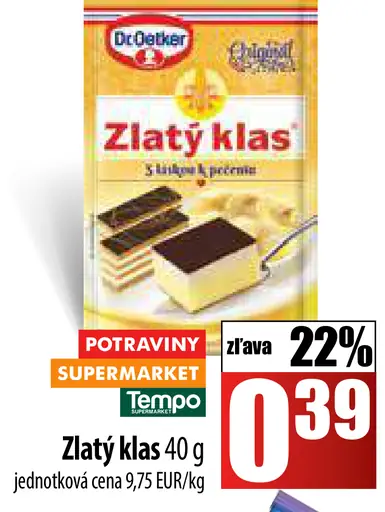 Zlatý klas múka