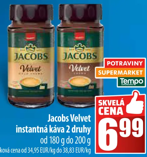 Jacobs Velvet instantná káva