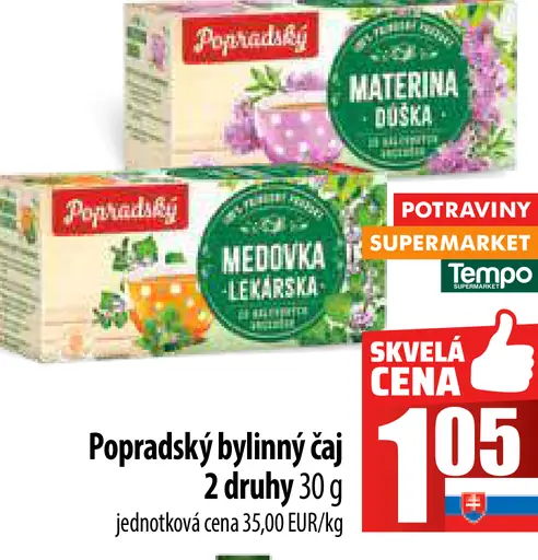 Popradský Bylinný čaj šípky