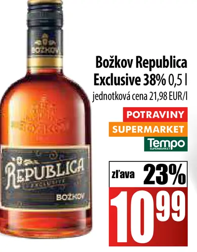 Božkov Republica Exclusive 38%