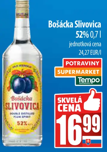 Bošácka slivovica 52%