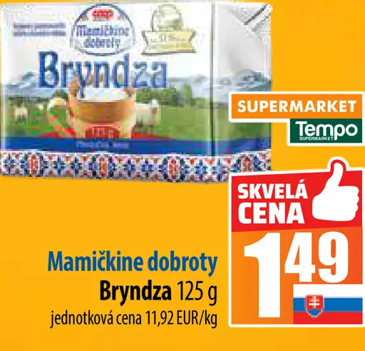 Mamičkiné dobroty Bryndza