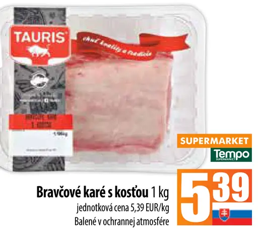 Bravčové karé s kosťou Tauris
