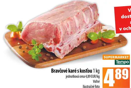 Bravčové karé s kosťou
