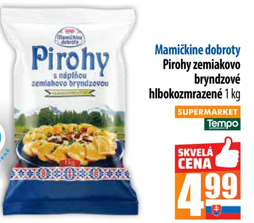 Mamické dobroty Pirohy zemiakovo bryndzové